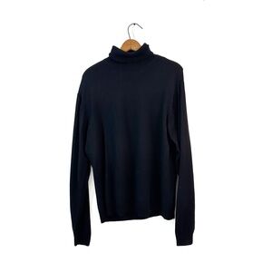 Joseph & Lyman Merino Wool Black Turtleneck Sweater - XL
